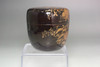 Antique Japanese Lacquered tea caddy Natsume with Chrysanthemum and Autumn Grass Motifin #5409