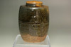 Antique Seto pottery tea caddy Momoyama period or later #5418