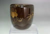 Vintage Japanese Lacquerware Tea Caddy with Gold Makie #5426
