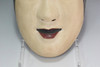 Antique Japanese Ko-Omote Noh Mask Hand-Carved Wooden Theater Mask #5428