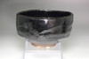 Attributed to Raku 9th Ryonyu (1756-1834) Kuro-raku teabowl #5438