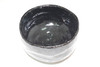 Attributed to Raku 9th Ryonyu (1756-1834) Kuro-raku teabowl #5438