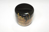 Antique Japanese Lacquer Tea Caddy Gold Makie Floral Design Wooden Box #5455