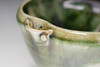 Japanese Oribe Katakuchi Tea Bowl Green Glaze Chawan #5457