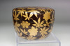 Japanese Lacquer Natsume Tea Caddy with Gold Makie #5473