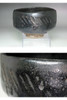After Raku 4th Ichinyu Antique Japanese Black Raku Chawan #5477