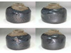 After Raku 4th Ichinyu Antique Japanese Black Raku Chawan #5477