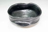 Japanese Black ORIBE Glazed Chawan Tea Bowl #5481