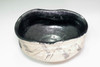 Japanese Black ORIBE Glazed Chawan Tea Bowl #5481