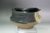 Japanese Black ORIBE Glazed Chawan Tea Bowl #5481