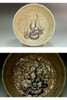 Otagaki Rengetsu (1791-1875) Poem cared pottery cake bowl #5495