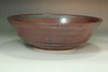 Attributed to Bernard Leach Brown Glazed Pottery Deep Plate with Tiger Design #5496