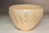 Otagaki Rengetsu (1791-1875) Poem cared pottery tea bowl #5497