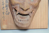 Japanese Yakusugi cedar HANNYA Mask Wall Hanging #5502