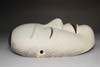 Japanese lacquered wooden Noh Mask Semimaru #5507