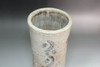 Japanese Antique Shino Ware Flower Vase by Kato Shuntai #5517