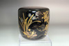 Japanese O-Natsume Tea Caddy Four Seasons Flowers by Shunsan #5522