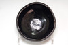 Ogawa Choraku (1874-1939, disciple of Raku 11th Keinyu) Japanese KURO RAKU pottery teabowl #5527