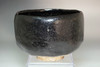 Attributed to Raku 12th Konyu KURO-RAKU teabowl w/ Sokuchusai writing #5542