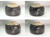 Attributed to Raku 12th Konyu KURO-RAKU teabowl w/ Sokuchusai writing #5542