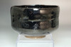 Antique KURO RAKU teabowl Attributed to Raku 9th Ryonyu #5544