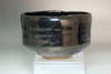 Antique KURO RAKU teabowl Attributed to Raku 9th Ryonyu #5544