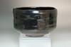 Antique KURO RAKU teabowl Attributed to Raku 9th Ryonyu #5544