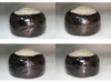 Antique Japanese KURO RAKU teabowl Attributed to Raku 12th Konyu #5551