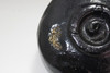Attributed to Raku 10th Tannyu (1795-1854) KURO RAKU pottery tea bowl #5557