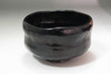 Attributed to Raku 10th Tannyu (1795-1854) KURO RAKU pottery tea bowl #5557