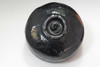 Attributed to Raku 10th Tannyu (1795-1854) KURO RAKU pottery tea bowl #5557