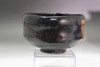 Attributed to Raku 10th Tannyu (1795-1854) KURO RAKU pottery tea bowl #5557
