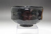 Attributed to Raku 10th Tannyu (1795-1854) KURO RAKU pottery tea bowl #5557