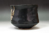 Japanese Black Raku Tea Bowl Hannya Mask Attributed to Ogata Kenzan #5560