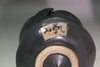 Japanese Black Raku Tea Bowl Hannya Mask Attributed to Ogata Kenzan #5560