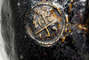 Attributed to Raku 11th Keinyu (1817-1902) KURO RAKU teabowl #5565