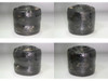 Chojiro style Kuro Raku Bowl "KAZAORI" by Yoshimura Rakunyu #5569