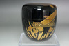 Inai Gyokuho (1876-1930) Antique Gold lacquer MAKIE NATSUME inner silver tea caddy #5576