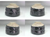 Attributed to Raku 14th Kakunyu (1918-1980) KURO RAKU CHAWAN teabowl #5581
