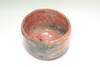 Japanese Aka Raku Teabowl Small Size Attributed to Raku 7th Chonyu Tea Ceremony Chawan with Wooden Box #5603