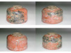 Japanese Aka Raku Teabowl Small Size Attributed to Raku 7th Chonyu Tea Ceremony Chawan with Wooden Box #5603