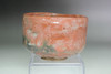 Japanese Aka Raku Teabowl Small Size Attributed to Raku 7th Chonyu Tea Ceremony Chawan with Wooden Box #5603