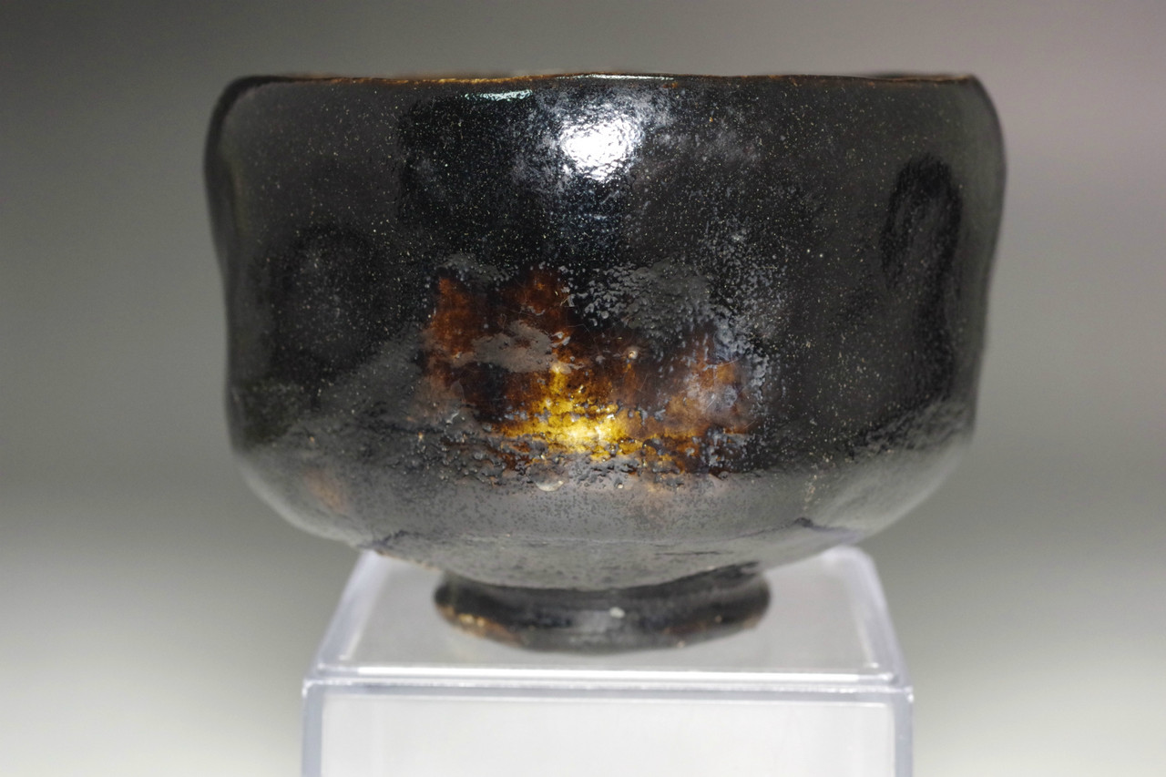 Attributed to Raku 12th Konyu (1857-1932) RAKU ware teabowl #5155 ...