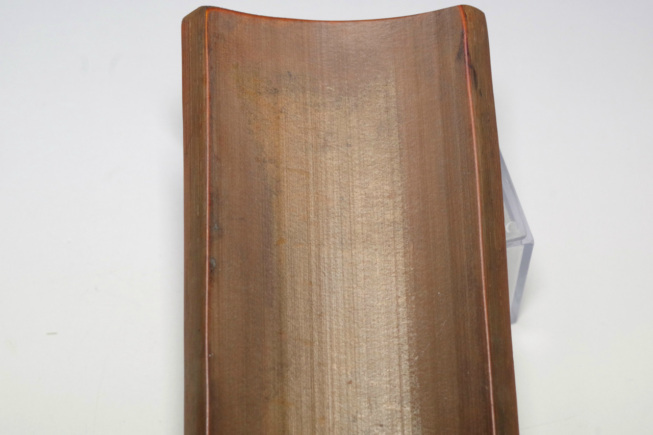 Antique Chinese Bamboo Wrist Rest with Calligraphy Engraving #5435