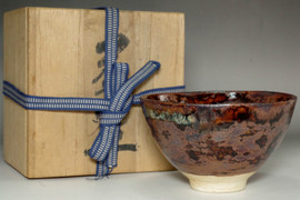  Kato Shuntai (1802-1877) Antique tea bowl #4187
