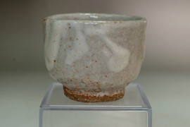 Kato Tokuro (1896-1985) Vintage kizeto pottery cup #4342 - Antique