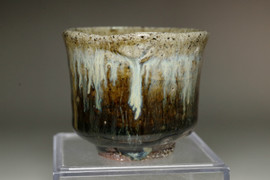 Antique Chosen-Karatsu pottery cup #4507