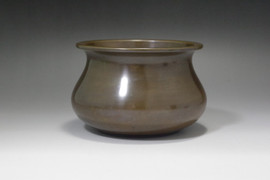 Vintage Japanese copper "KENSHI" slop basin #5089