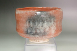 Japanese Aka-Raku Teabowl attribute to Raku 11th Keinyu #5356