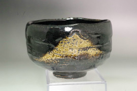 Japanese Raku Teabowl attribute to Raku 9th Ryonyu #5360